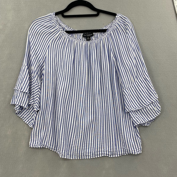 I.N. Studio Peasant Style Blouse - Picture 2 of 8